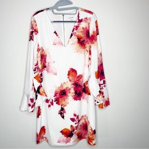 Calvin Klein White & Floral Dress 12